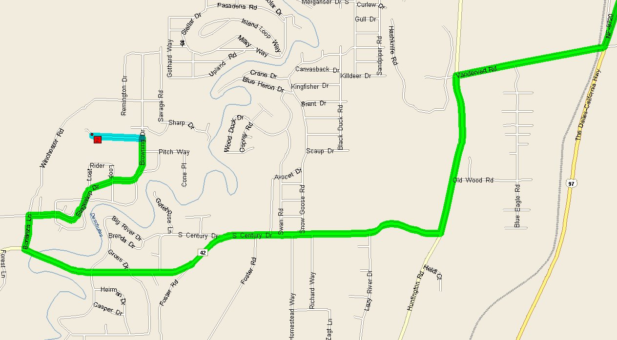 Sunriver map